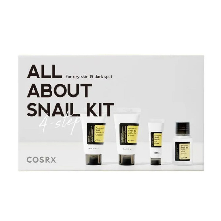 مجموعه مراقبت از پوست کوزارکس مدل snail-kit بسته 4 عددی