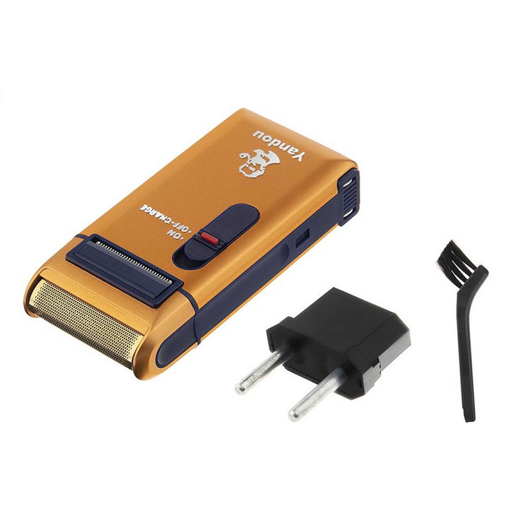 ماشین اصلاح موی صورت یاندو مدل SV-316U با تیغه تیتانیوم، باتری لیتیوم یونی قابل شارژ، استفاده بیسیم تا 30 دقیقه، بدنه ضد آب و طراحی جمعوجور مناسب مسافرت و خط زن مخفی