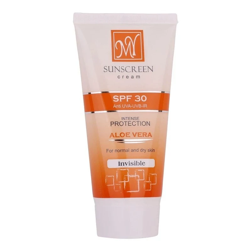 کرم ضد آفتاب بی رنگ مای، SPF 30، مناسب پوست معمولی و خشک حجم 50 میلی لیتر