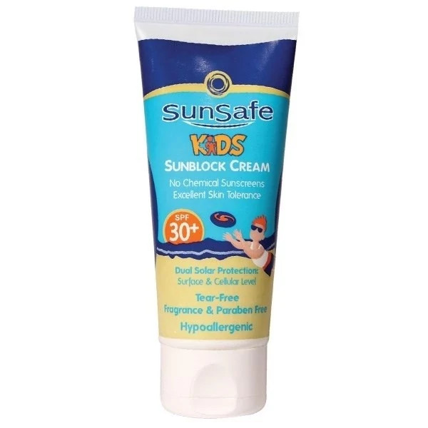 کرم ضدآفتاب کودکان سان سیف SPF30 مقدار 50 گرم