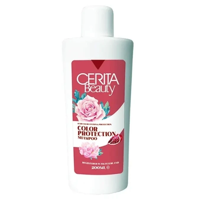 شامپو تثبیت کننده رنگ موهای رنگ شده بانوان دارای عصاره انار سریتا 200 ml