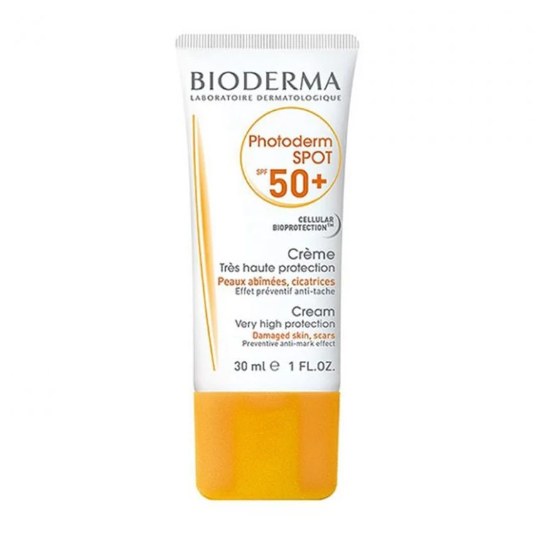 کرم ضدآفتاب بیودرما spf50 بی رنگ سی 30 میلی لیتر