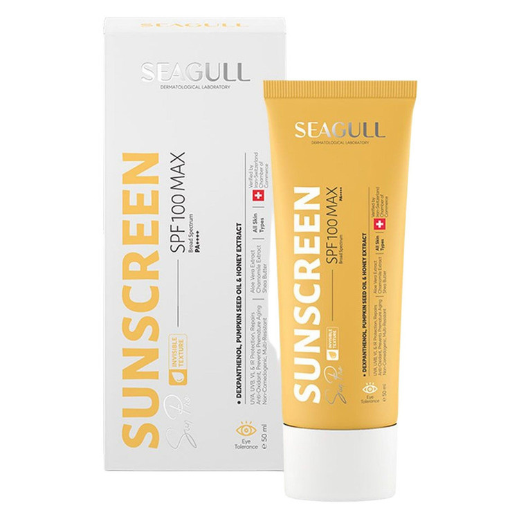کرم ضد آفتاب بدون رنگ سی گل SPF 100 مدل Pro مناسب انواع پوست حجم 50 میلیلیتر