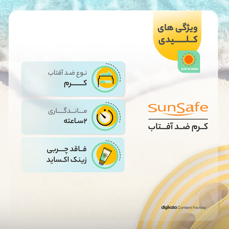 کرم ضدآفتاب رنگی سانسیف مدل NW15 مقدار 40 گرم