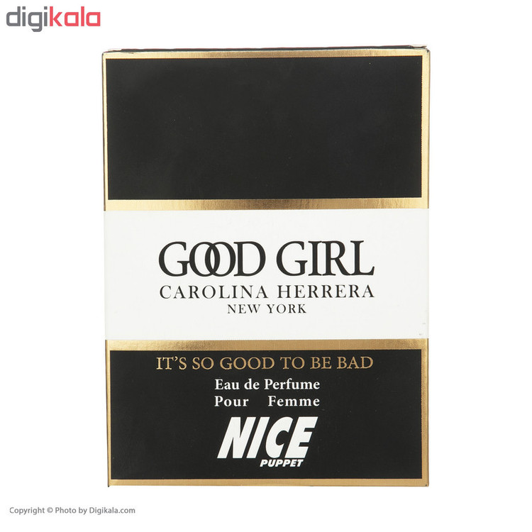 ادوپرفیوم زنانه نایس پاپت مدل Good Girl با رایحه گرم حجم 85 میلیلیتر