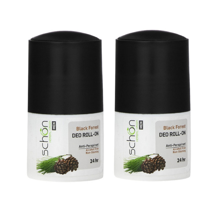 رول ضد تعریق مردانه شون مدل Black Forest حجم 50 میلی لیتر مجموعه 2 عددی