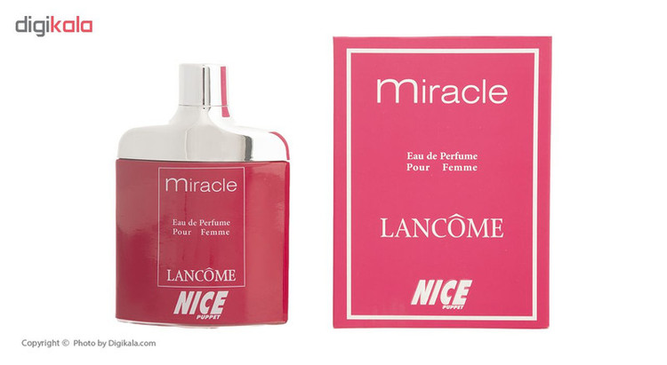 ادو پرفیوم زنانه نایس مدل Lancome Miracle حجم 85 میلی لیتر