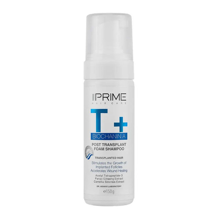شامپو تقویت کننده و ترمیم کننده مو پرایم مدل T+ وزن 150 گرم