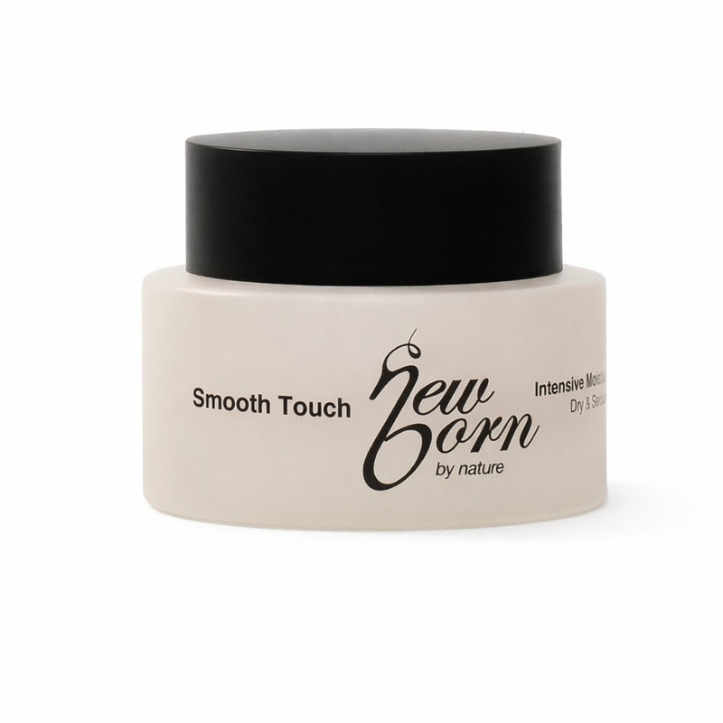 کرم مرطوب کننده صورت گردن نیو برن مدل smooth touch مناسب برای پوست خشک حجم 50 میلی لیتر