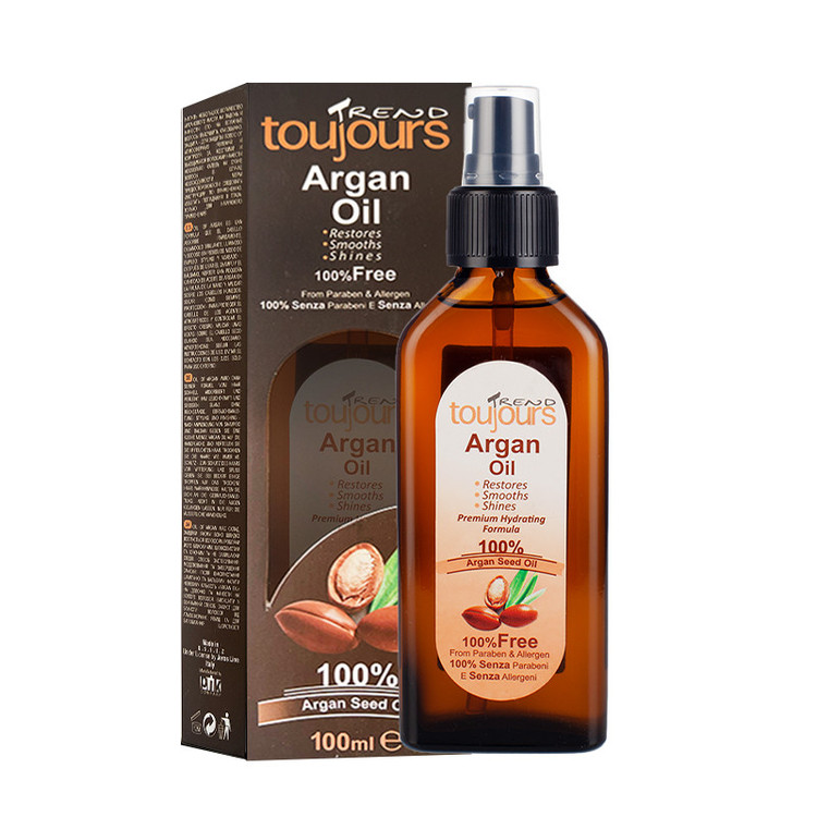روغن آرگان تغذیهکننده و ترمیمکننده توژور ترند مدل p1 مناسب برای انواع مو حجم 100 میلیلیتر