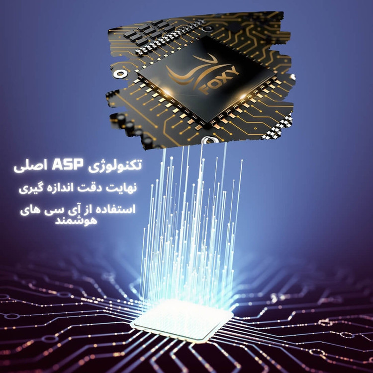 فشارسنج بازویی دیجیتال فوکسی مدل BLACK با حافظه بالای 99 رکورد، قابلیت اعلان صوتی، تشخیص آریتمی، نمایش میانگین نتایج و همراه پاوربانک