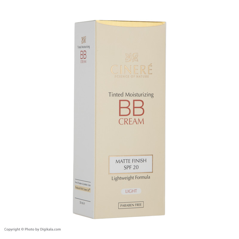 کرم پودر BB سينره مدل Light حجم 50 میلی لیتر