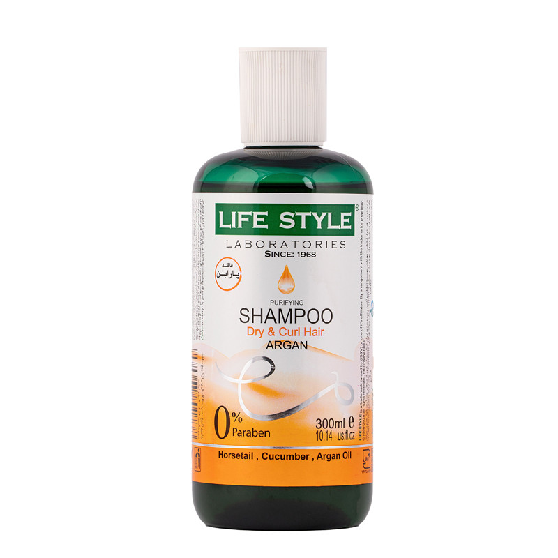 شامپو مو لایف استایل مدل Argan حجم 300 میلی‌لیتر
