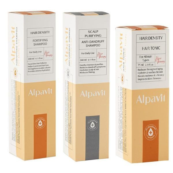 پکیج اقتصادی مخصوص تقویت مو الپاویت Alpavit