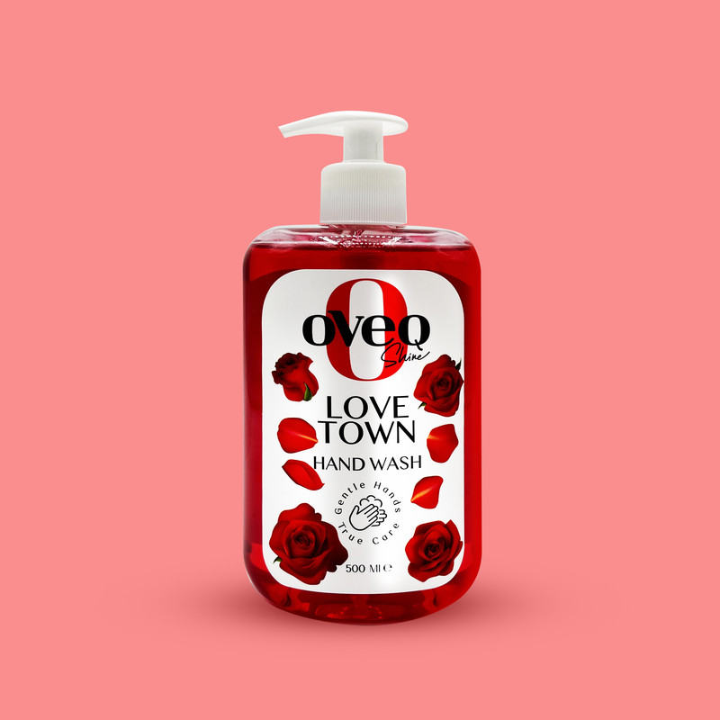 مایع دستشویی اوک شاین مدل Love Town حجم ۵۰۰ میلی لیتر
