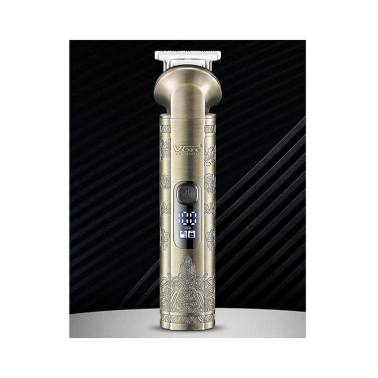 ست ماشین اصلاح موی صورت و بدن وی جی آر مدل V-110 با تیغه استیل ضد زنگ، قابلیت اصلاح صفر، 10 عدد شانه متنوع، نمایشگر باتری، شارژ سریع، ضد آب و استفاده 180 دقیقه پس از شارژ