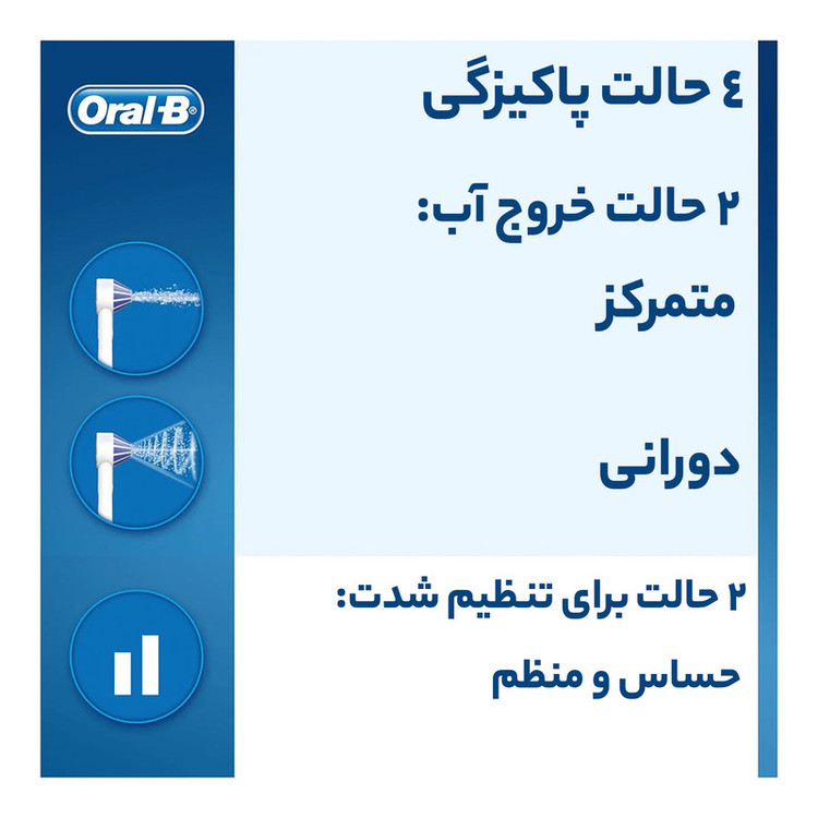 دستگاه واتر جت شست و شوی دهان و دندان اورال-بی مدل Aquacare4