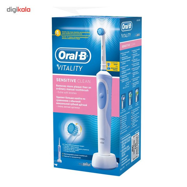 مسواک برقی اورال-بی مدل D12.513S Vitality Sensitive Clean