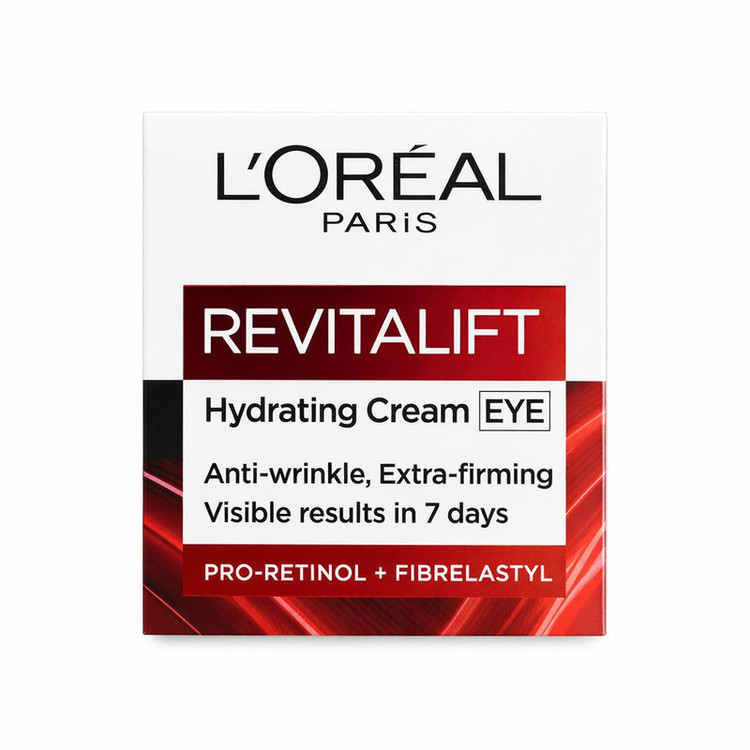 کرم ضد چروک چشم لورآل مدل Revitalift مناسب برای انواع پوست حجم 50 میلی لیتر