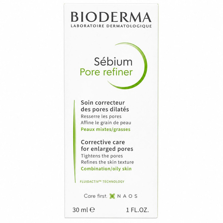 کرم کوچک کننده منافذ باز پوست بایودرما مدل Sébium Pore Refiner مناسب برای پوست چرب حجم 30 میلی لیتر