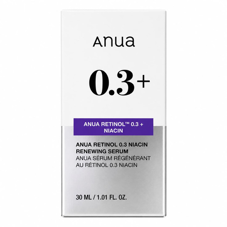 سرم جوان کننده آنوا مدل Retinol Niacin مناسب برای انواع پوست حجم 30 میلیلیتر