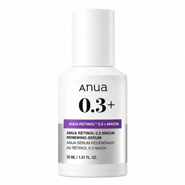 سرم جوان کننده آنوا مدل Retinol Niacin مناسب برای انواع پوست حجم 30 میلیلیتر