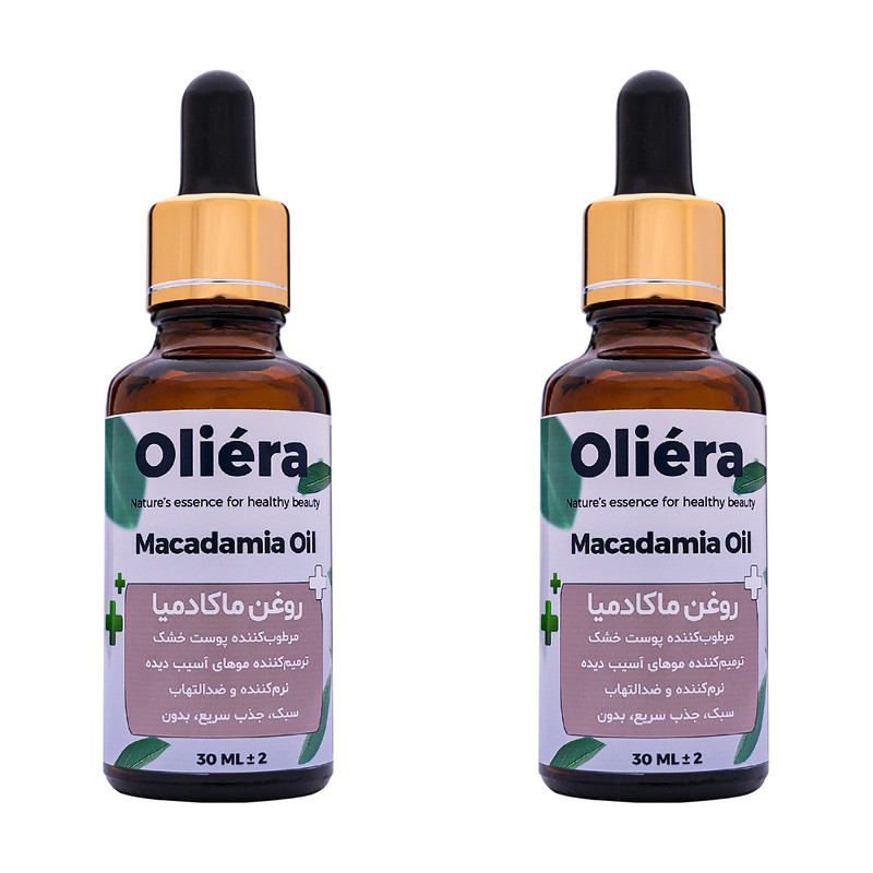 روغن ماکادمیا اُلیئرا مدل A حجم 60 میلی لیتر بسته 2 عددی