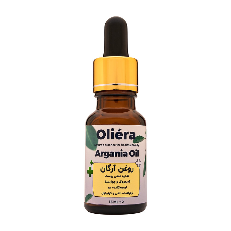 روغن مو اُلیئرا مدل آرگان حجم 15 میلی لیتر