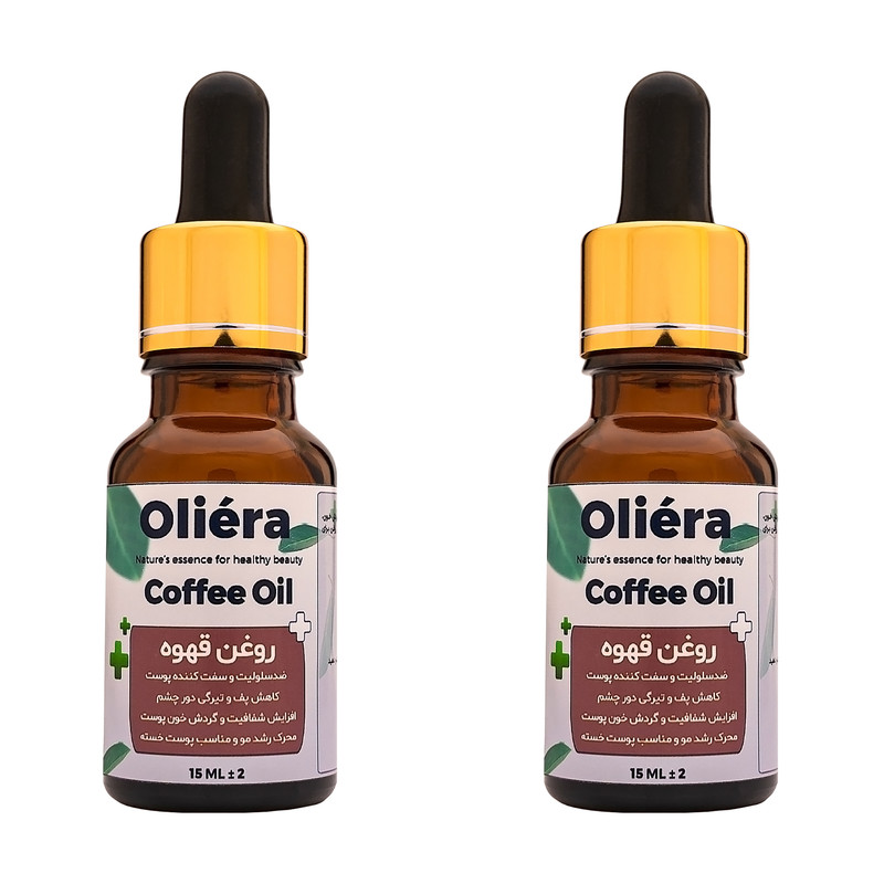 روغن قهوه اُلیئرا مدل A حجم 30 میلی لیتر بسته 2 عددی
