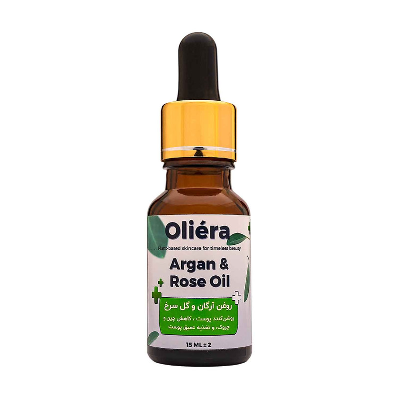 روغن آرگان و گل سرخ اُلیئرا  مدل A حجم 15 میلی لیتر