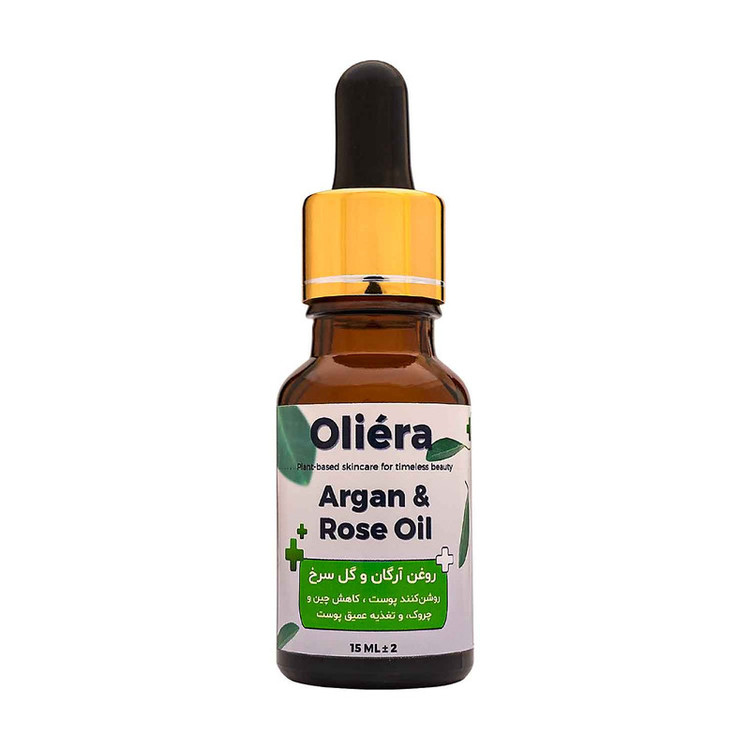 روغن آرگان و گل سرخ اُلیئرا مدل A حجم 15 میلی لیتر