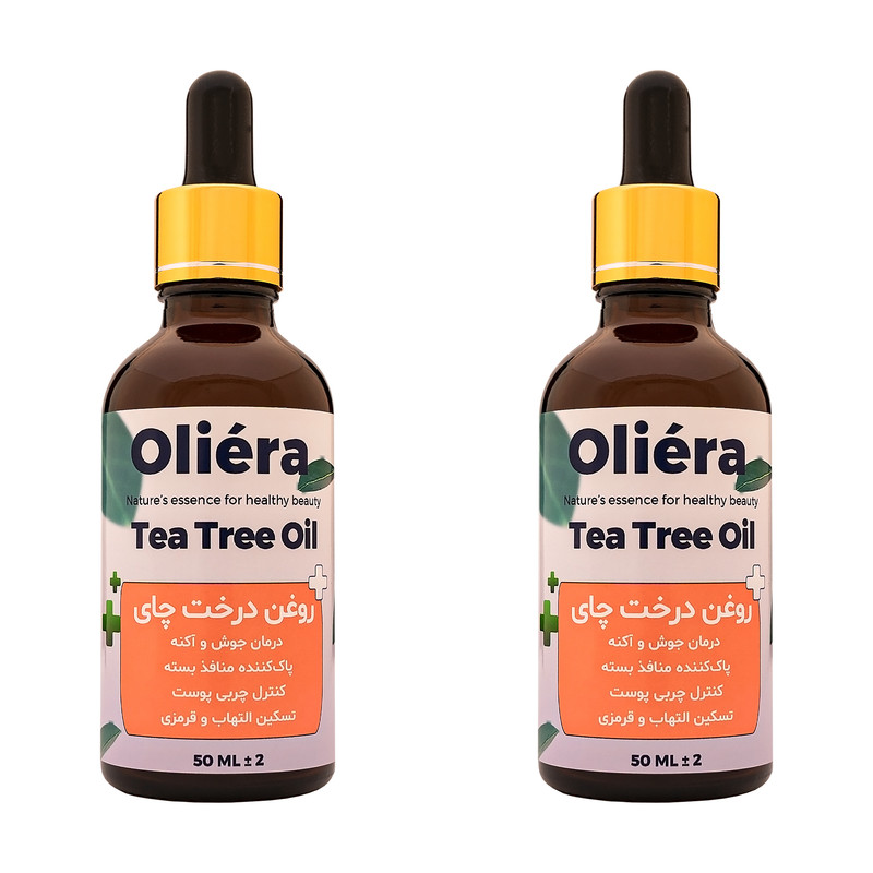 روغن درخت چای اُلیئرا مدل A حجم 100 میلی لیتر بسته 2 عددی