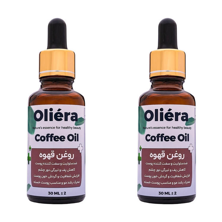 روغن قهوه اُلیئرا مدل A حجم 60 میلی لیتر بسته 2 عددی