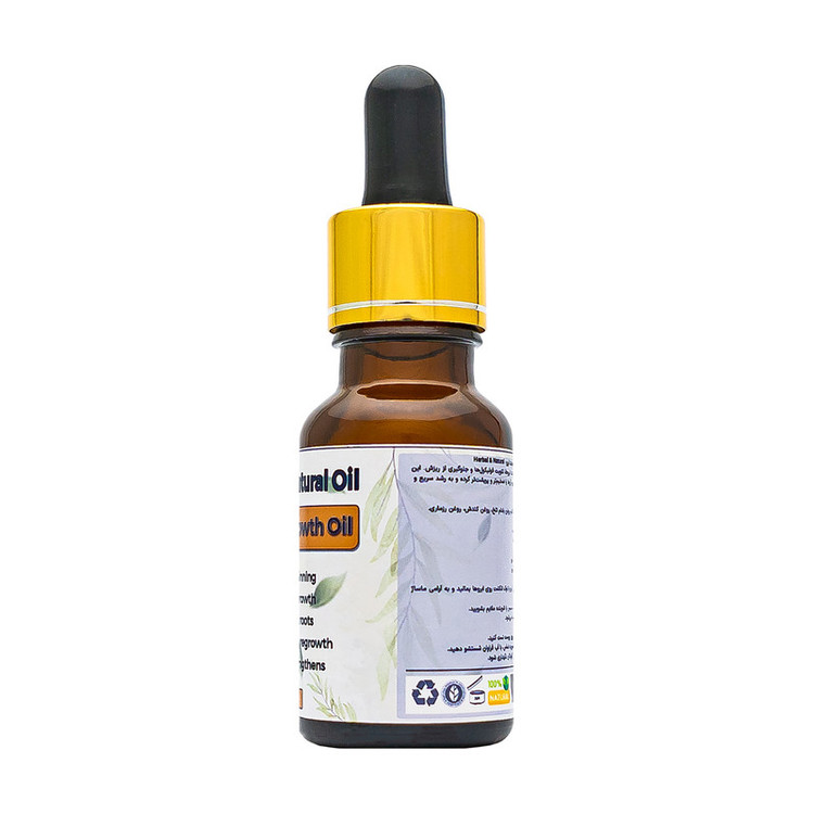 روغن رویش مجدد ابرو هربال مدل 6 گیاه حجم 15 میلی لیتر