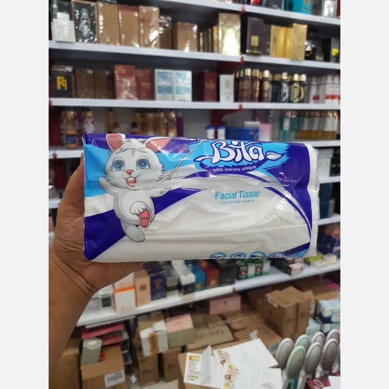 دستمال کاغذی بیتا 250 برگ دولایه