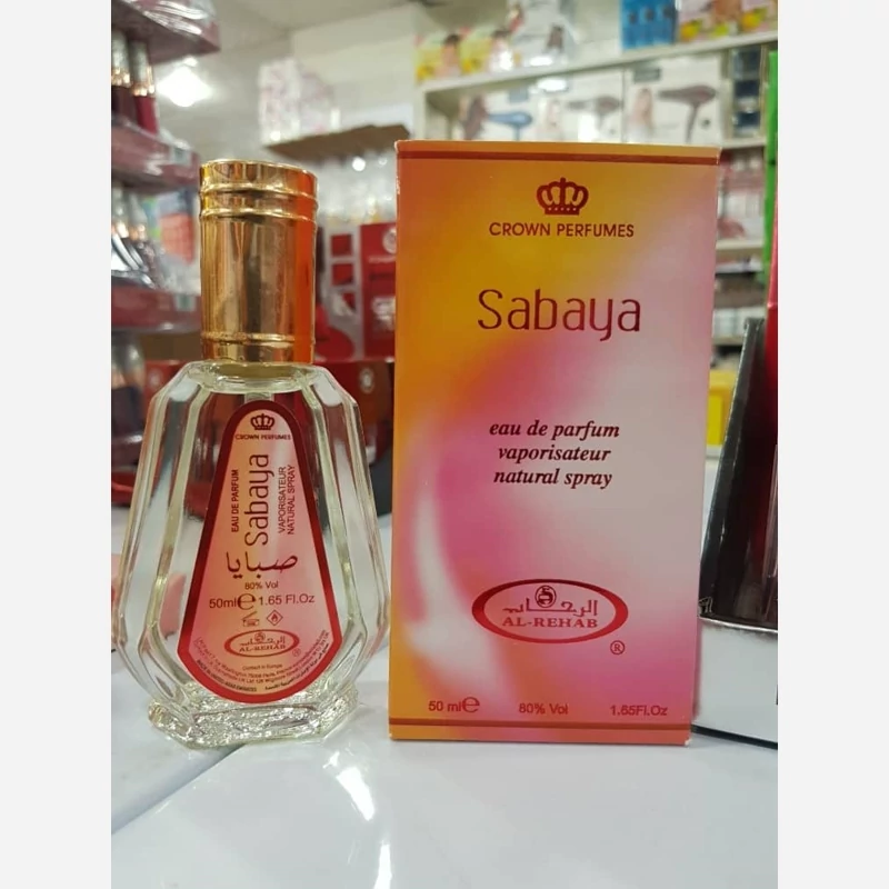 ادکلن صبایا Sabaya برند الرحاب ساخت کشور امارات حجم 50میل