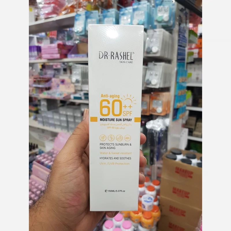 اسپری ضد آفتاب دکتر راشل  spf 60 حجم 150 میل