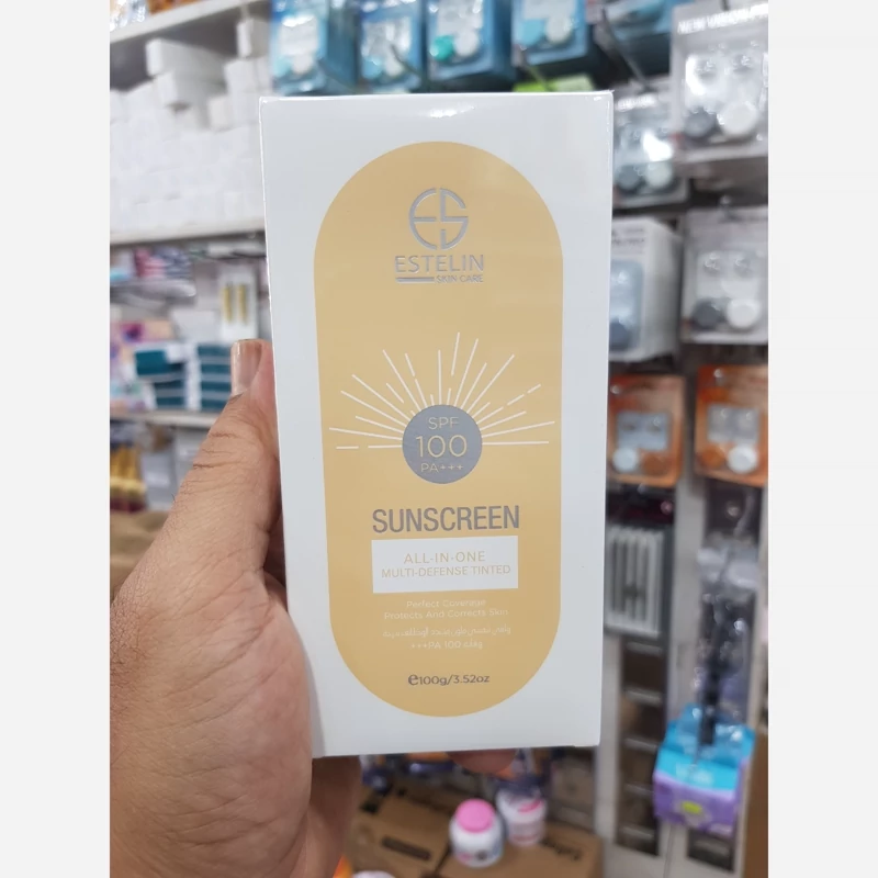 استلین ضد افتاب رنگی spf 100