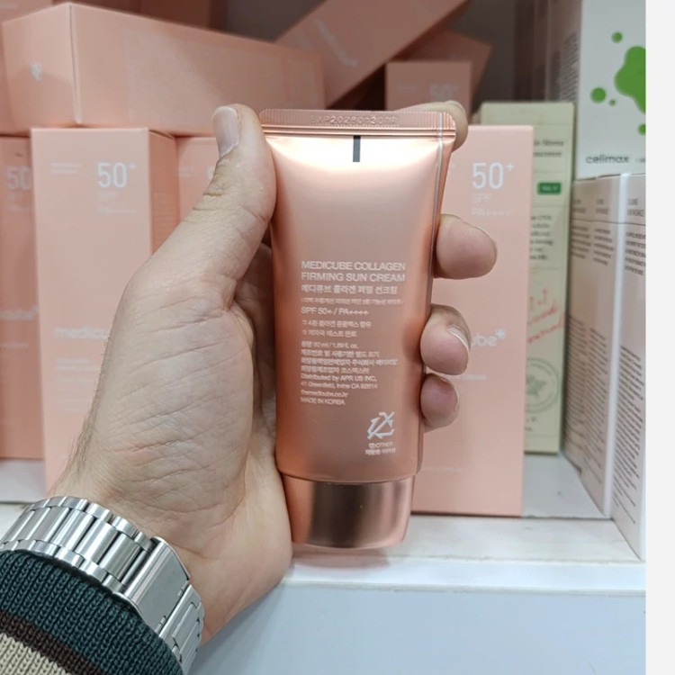 ضدآفتاب کلاژن ساز وروشن کننده مدی کیوب SPF50