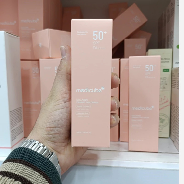 ضدآفتاب کلاژن ساز وروشن کننده مدی کیوب SPF50