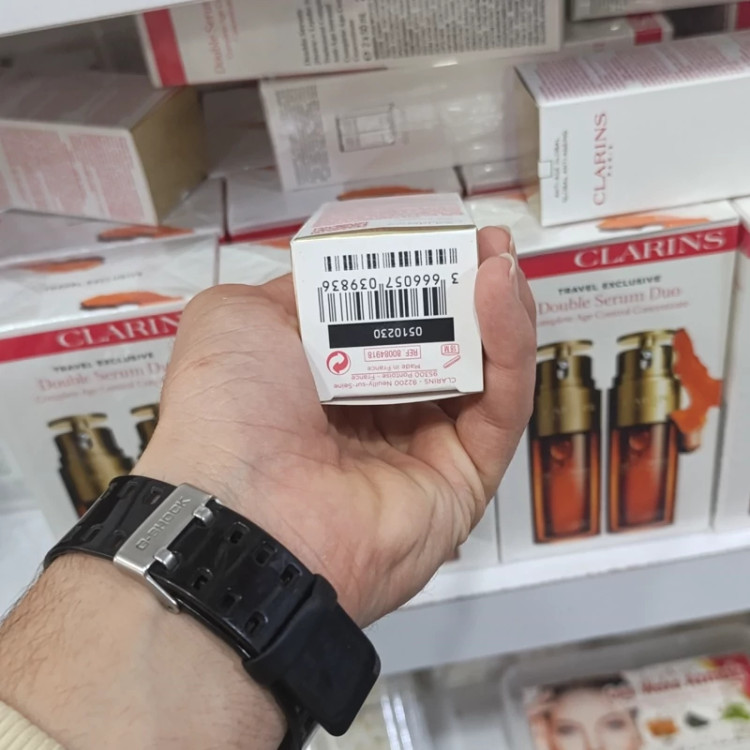 دور چشم ضد چروک کلارنس مدل Double اصل