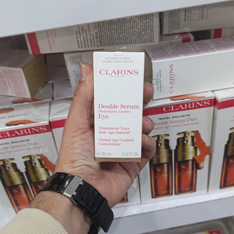 دور چشم ضد چروک کلارنس مدل Double اصل