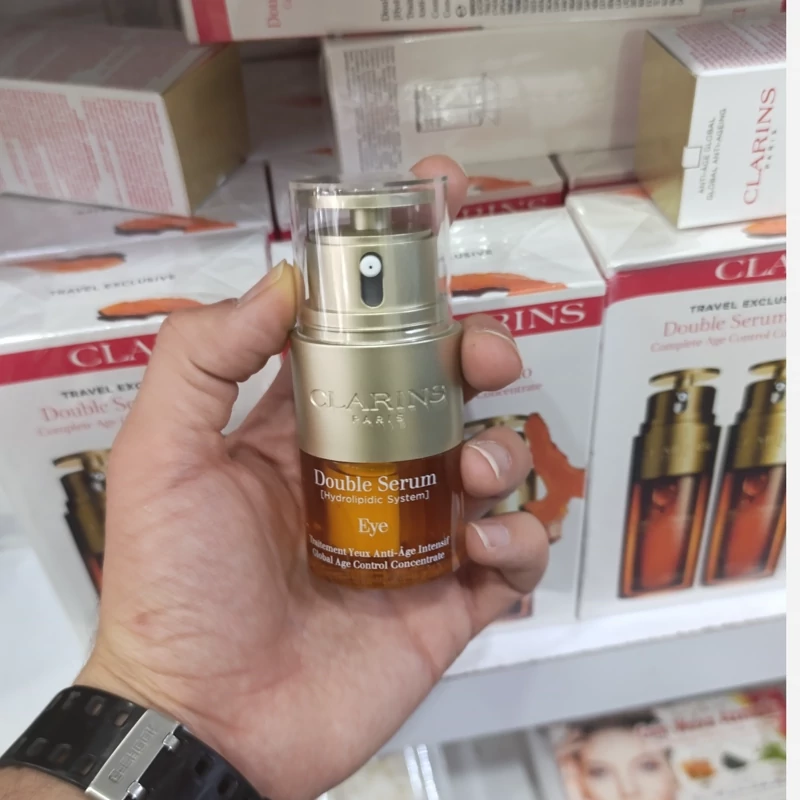 دور چشم ضد چروک کلارنس مدل Double اصل