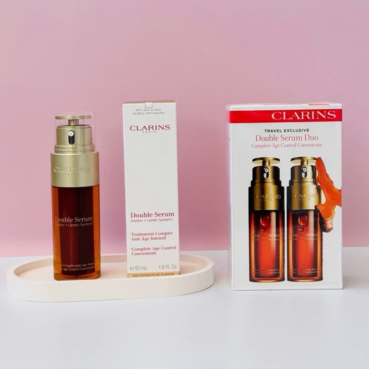 پک دابل سرم جوانساز کلارنس CLARINS اصل