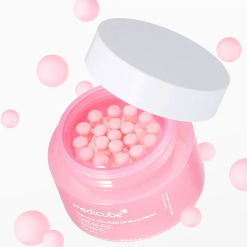 کرم کپسولی کلاژن و PDRN مدی کیوب ضد چروک و روشن کننده اصل