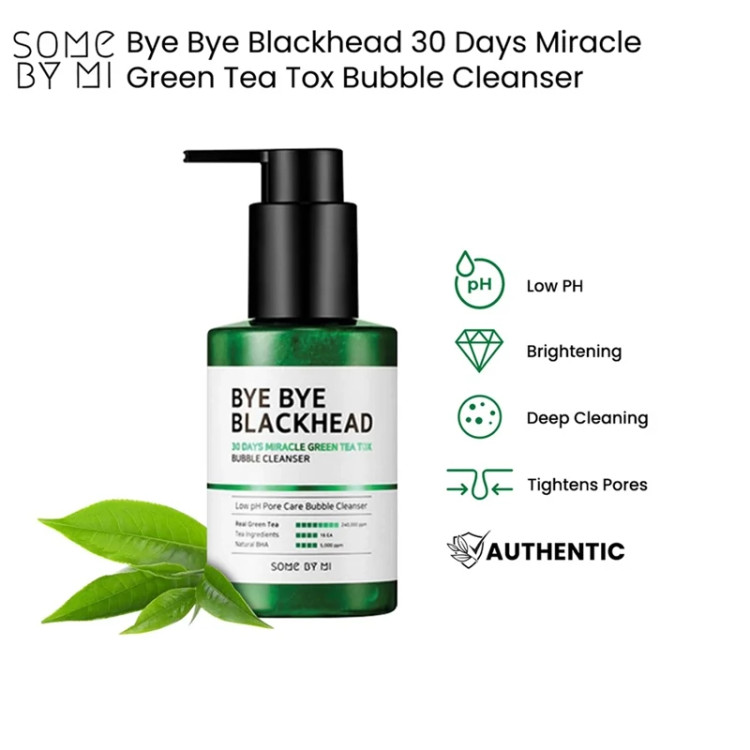ماسک حبابی جوش سرسیاه سام بای می bye bye blackhead