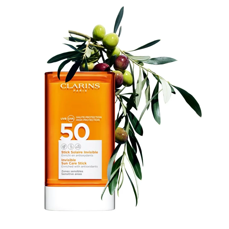 ضد آفتاب استیکی ضد حساسیت کلارنس SPF 50 حجم 17گرم