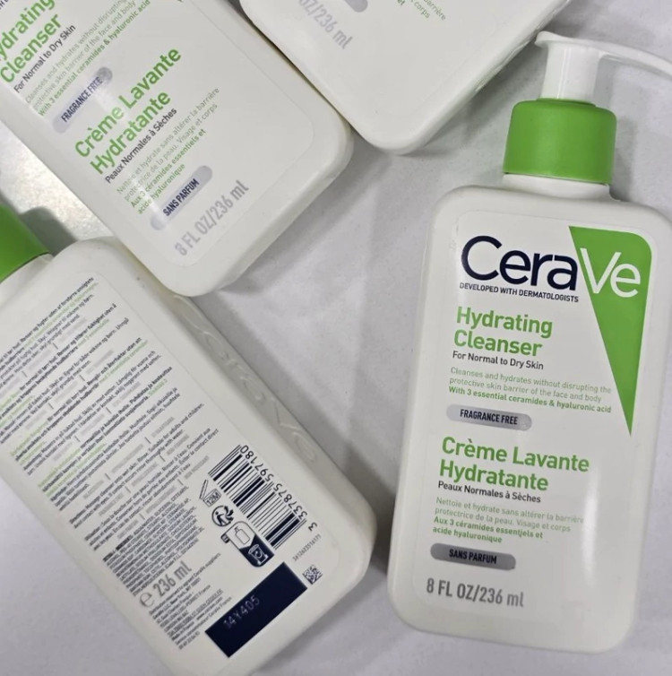 ژل شستشو و آبرسان پوست خشک و نرمال سراوی Cerave Hydrating Cleanser
