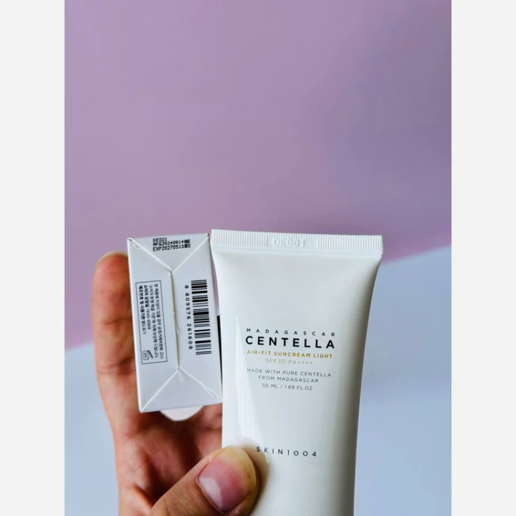 کرم ضد آفتاب سنتلا ماداگاسکار ایر فیت اسکین 1004 CENTELLA