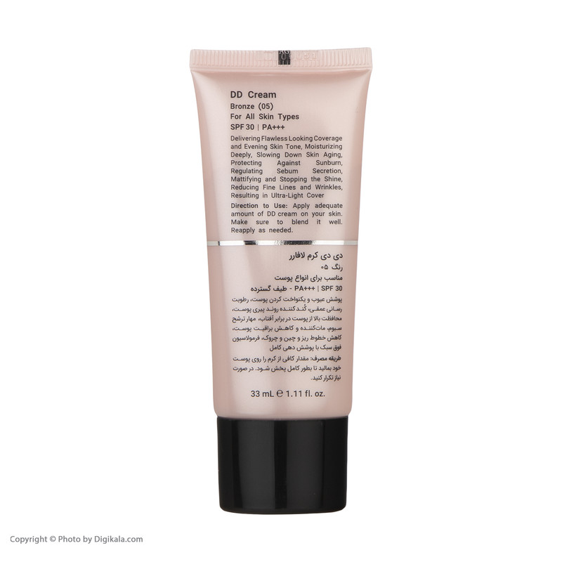 دی دی کرم رنگی لافارر SPF30 مدل 05 مناسب انواع پوست حجم 33 میلی لیتر